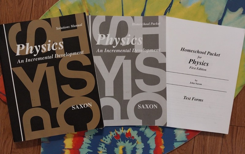 Saxon Physics Solutions Manual homeschool packet Answer key Test forms 1st Ed