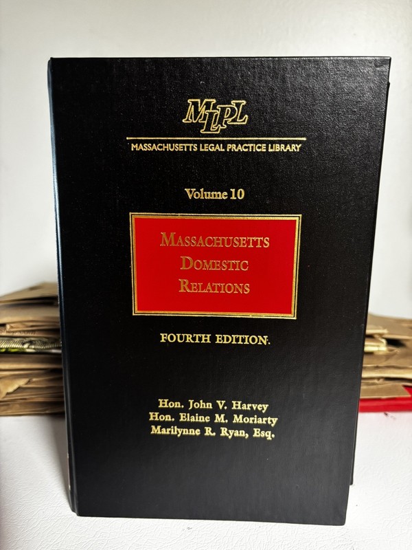 Massachusetts Domestic Relations Volume 10 4th Edition MLPL LexisNexis