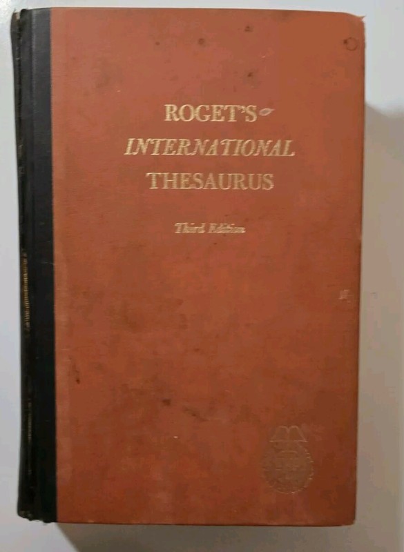 RARE 1962 Roget’s International Thesaurus – Third Edition – Thomas Y. Crowell HC
