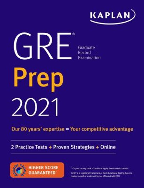 GRE Prep 2021 : 2 Practice Tests + Proven Strategies + Online Kap