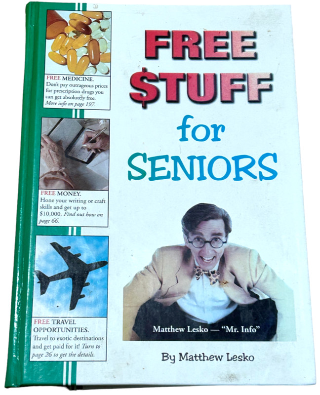 Free Stuff for Seniors w/ Letter From Publisher (Mr Info $tuff) Matthew Lesko