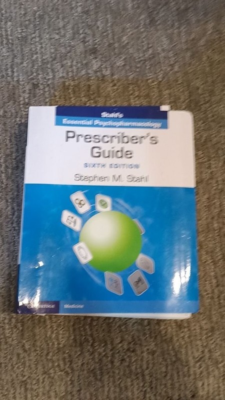 Prescriber’s Guide Stahl 6th Edition 2018 Psychopharmacology Paperback VG B