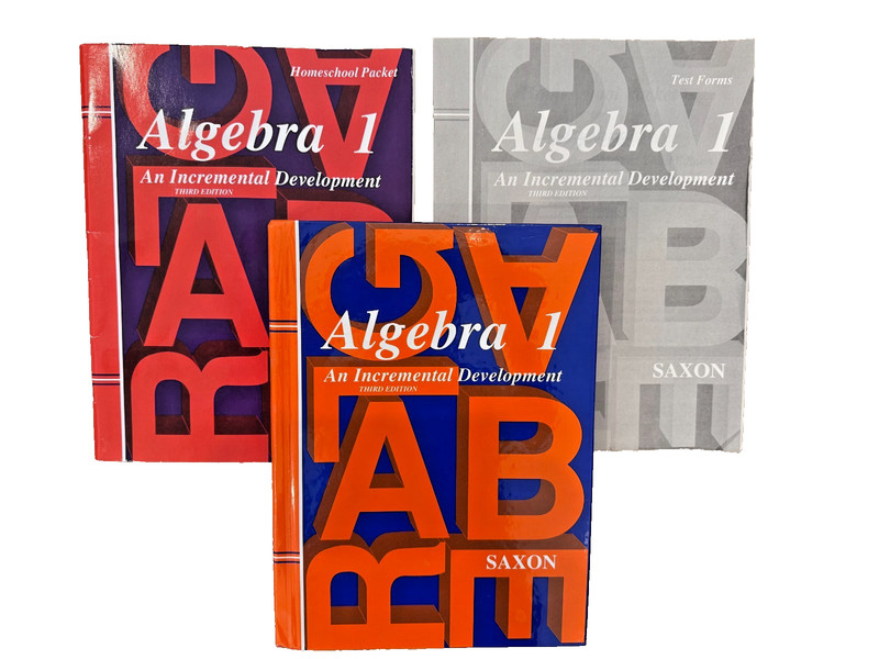 Homeschool Kit 1998: Third Edition (Saxon Algebra 1) Very Good Condition