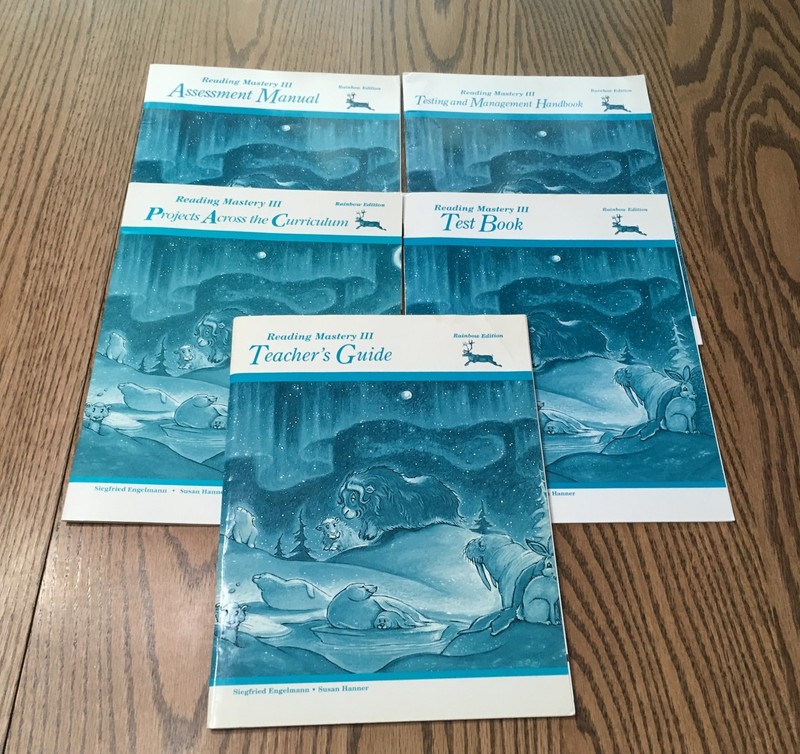 SRA READING MASTERY III / RAINBOW EDITION / LOT OF 5 TEACHER RESOURCES