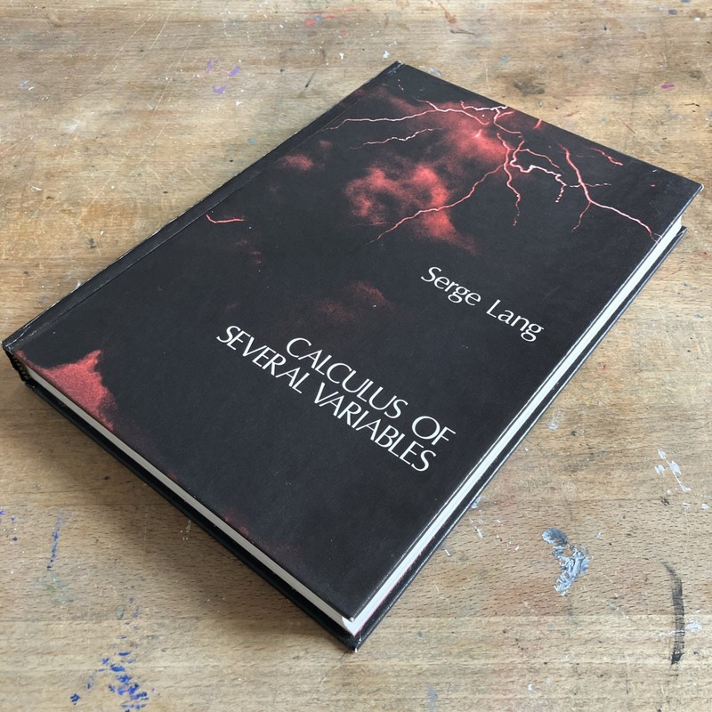 Calculus Of Several Variables by Serg Lang, Hardcover, Addison-Wesley 1973