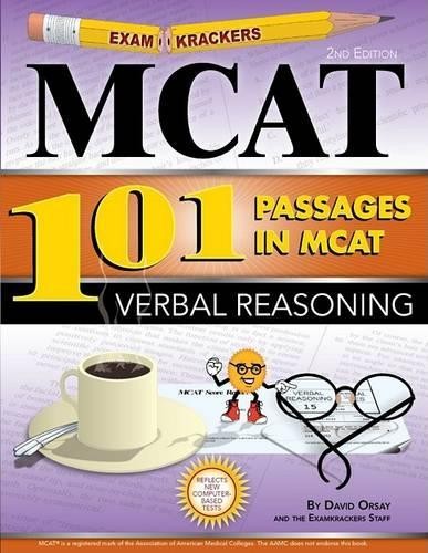 Examkrackers MCAT 101 Passages in MCAT…, Orsay, David