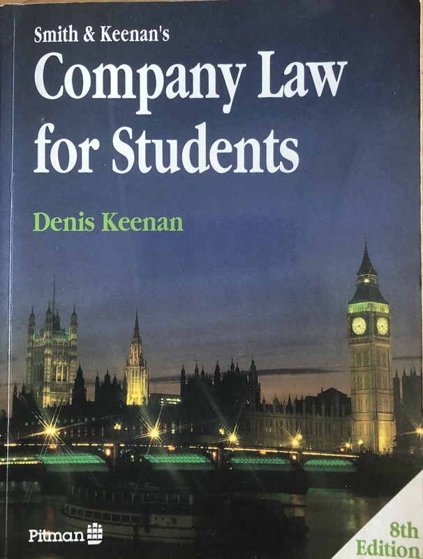 Smith and Keenan’s Company Law for Students-Kenneth Smith, Denis Keenan