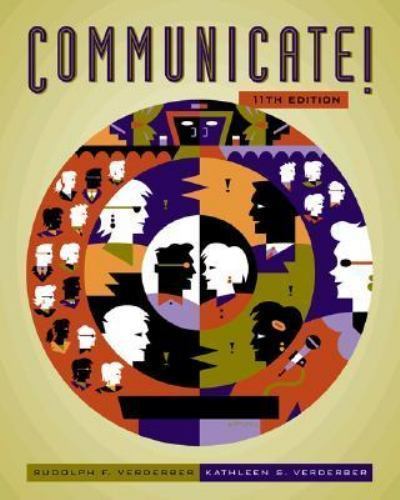 Communicate!; with CD-ROM and InfoTrac – Verderber, 0534639364, paperback