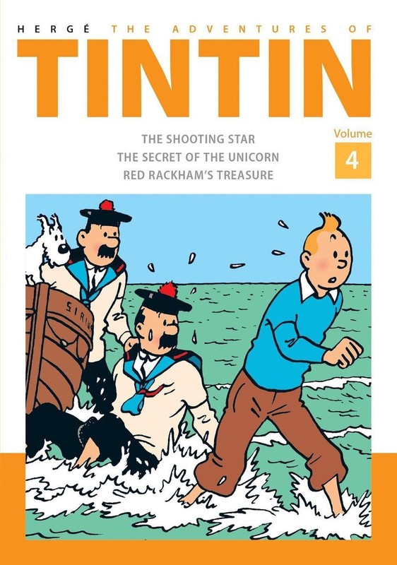 The Adventures of Tintin Volume 4 by Herg? (English) Hardcover Book