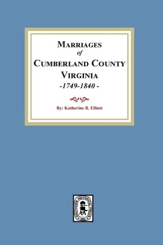 Katherine B Ell Marriage Records of Cumberland County, V (Paperback) (UK IMPORT)