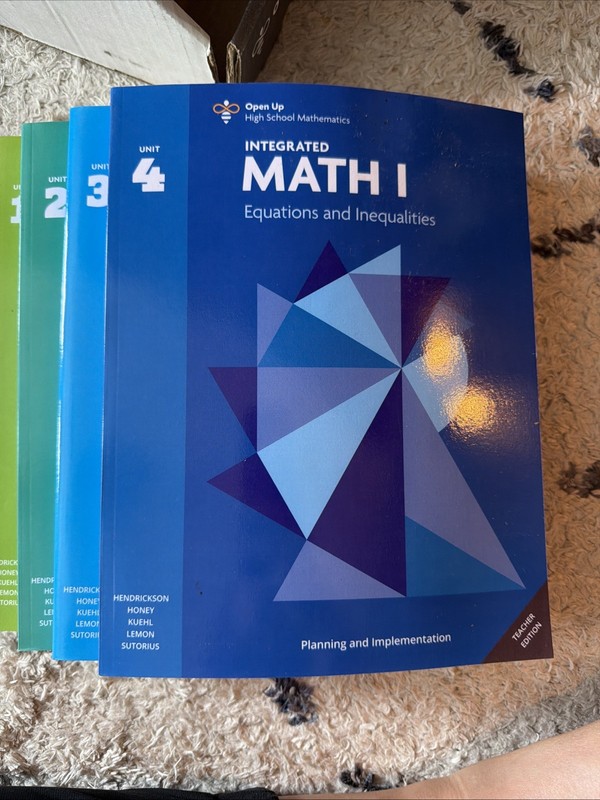 Open Up High School Mathematics Integrated Math 1 Teacher Edition COMPLETE gallery