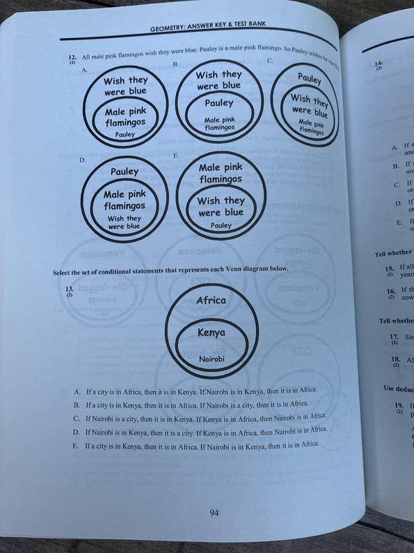 Geometry: A Teaching Textbook 2.0 Student Book and Answer Key by Greg Sabourni gallery