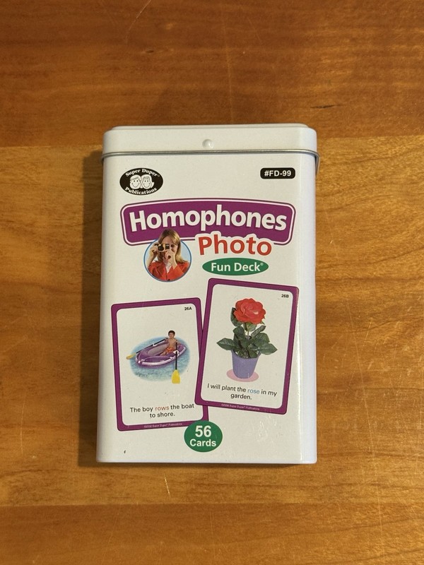 Excellent, clean, mint, new: Super Duper Fun Deck – “Homophones Photo Fun Deck”