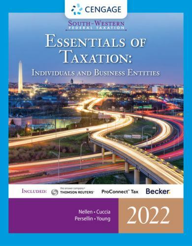 South-Western Federal Taxation 2022 : Essentials of Taxation: Individuals and…