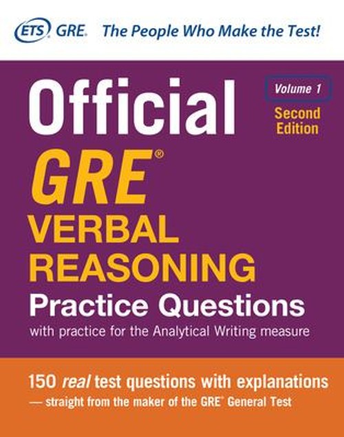Official GRE Verbal Reasoning Practice Questions, Second Edition,