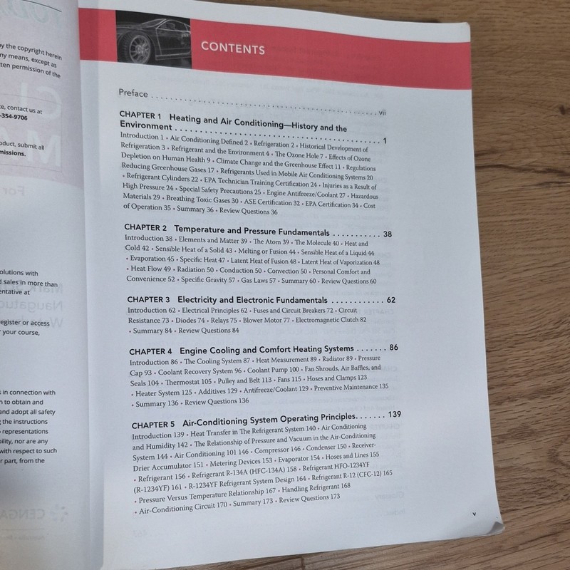 Cengage Today’s Technician Automotive Heating & Air Conditioning 7th Ed PB 2016 gallery