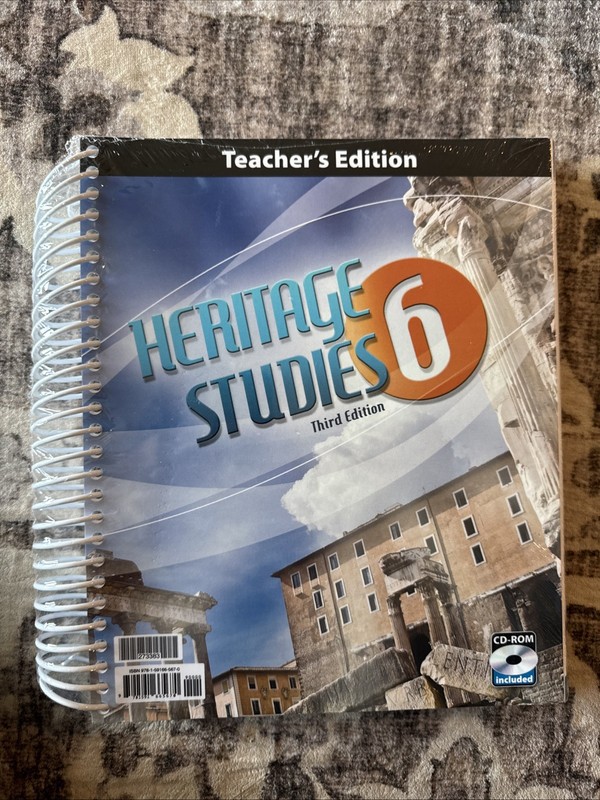 BJU Press Heritage Studies 6 Teacher’s Edition Third Edition – New Sealed
