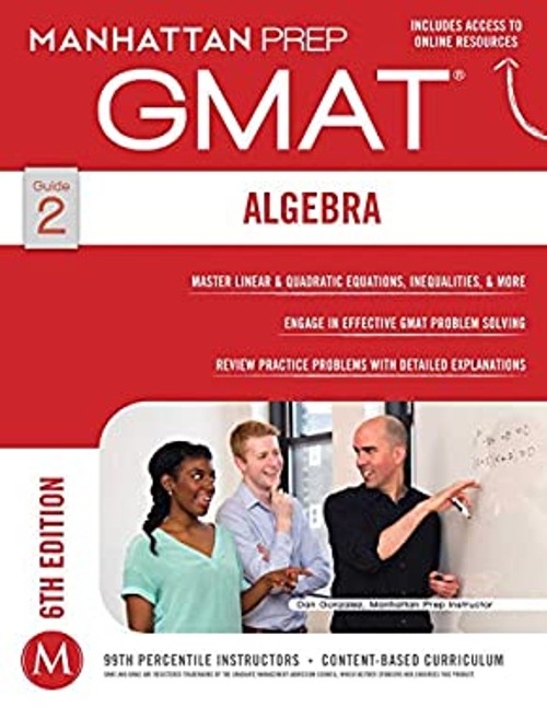 GMAT Algebra Strategy Guide Paperback Manhattan Prep