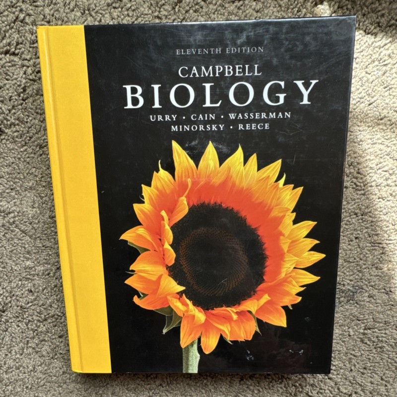 Pearson Campbell Biology 11th Edition Hardcover Illustrated ISBN 9780134093413