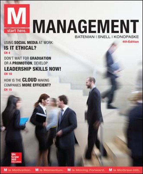 M: Management Paperback Robert, Snell, Scott A., Bateman, Thomas