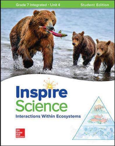 Inspire Science: Integrated G7 Write-In Student Edition Unit 4 - VERY GOOD