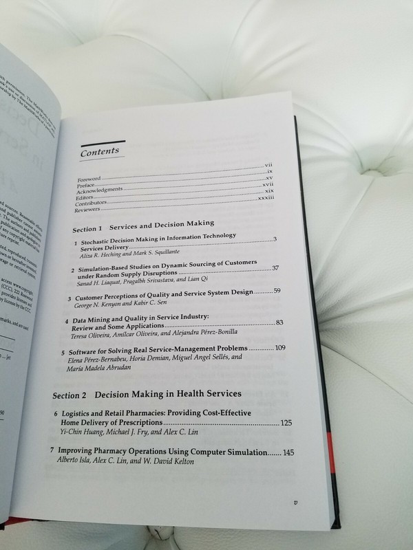 Decision Making in Service Industries A Practical Approach by Faulin 2012 NEW HC gallery
