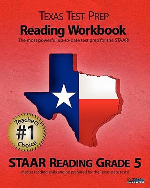 Texas Test Prep Reading Workbook, STAAR Reading Grade 5 Test Mast