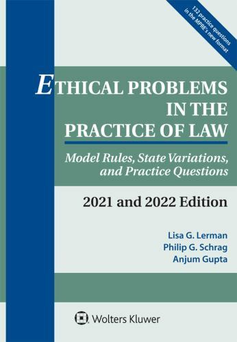 Ethical Problems in the Practice of Law- 9781543815641, paperback, Lisa G Lerman