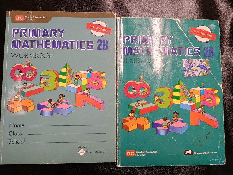 Primary Mathmatics 1B Workbook And Textbook Marshall Cavendish Education