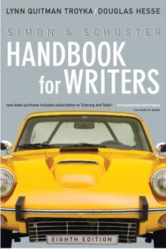 Simon & Schuster Handbook for W- hardcover, Lynn Quitman Troyka, 0131993844, new