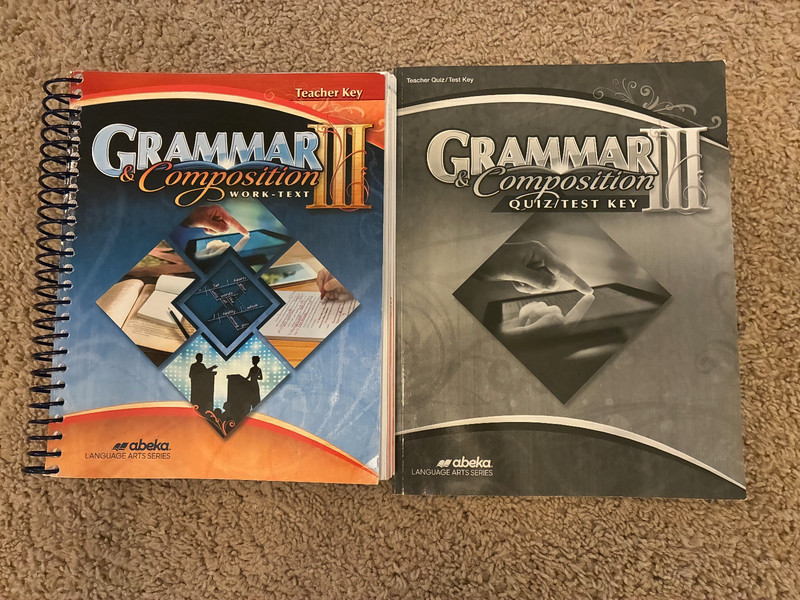 Abeka Grammar And Composition III work Text Teacher Key
