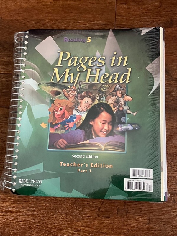 BJU Press Reading 5: Pages in My Head (2nd Edition Set with Teacher's Edition) gallery