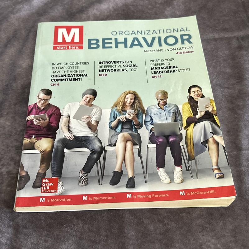 M: Organizational Behavior by Steven Lattimore McShane: Used