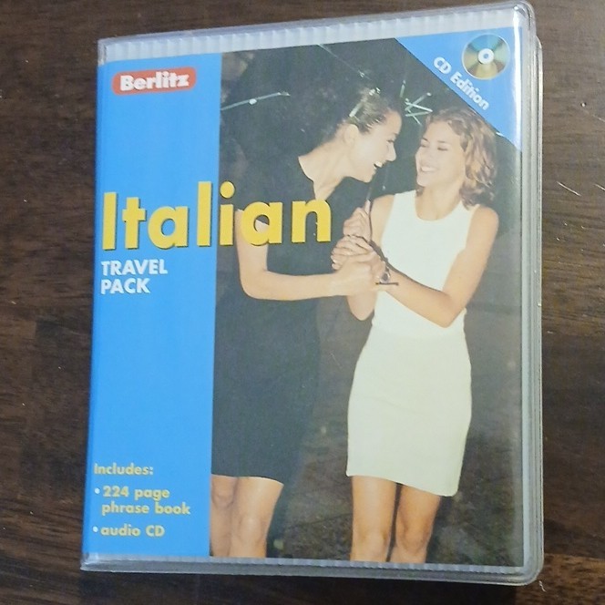 Berlitz Italian Travel Pack CD Edition Phrase Book + Audio CD 224pg 1995