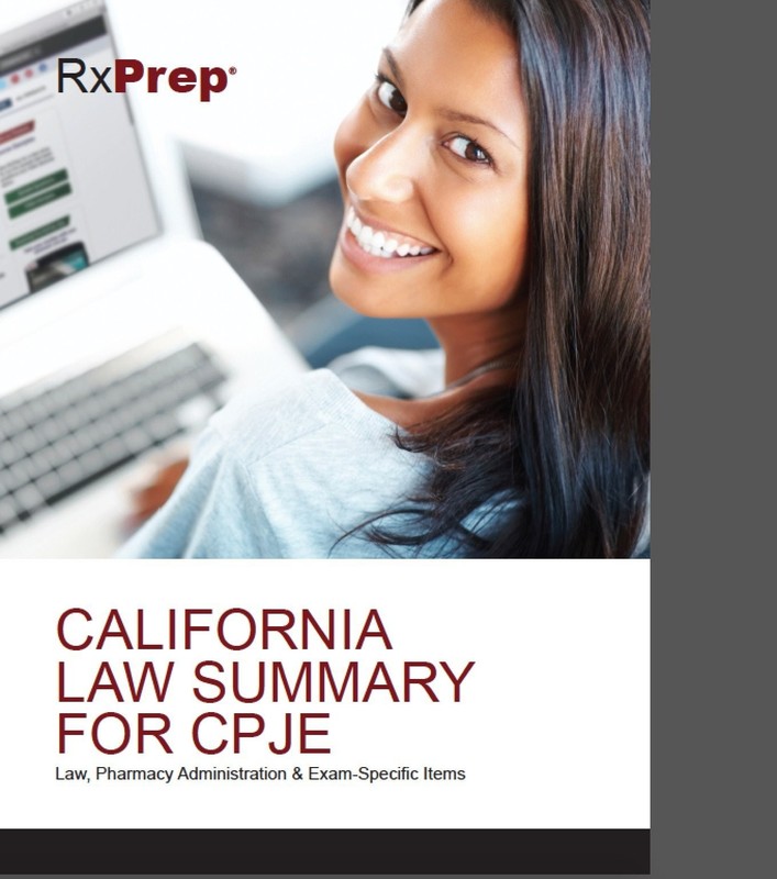RxPrep’s California Law Summary for CPJE