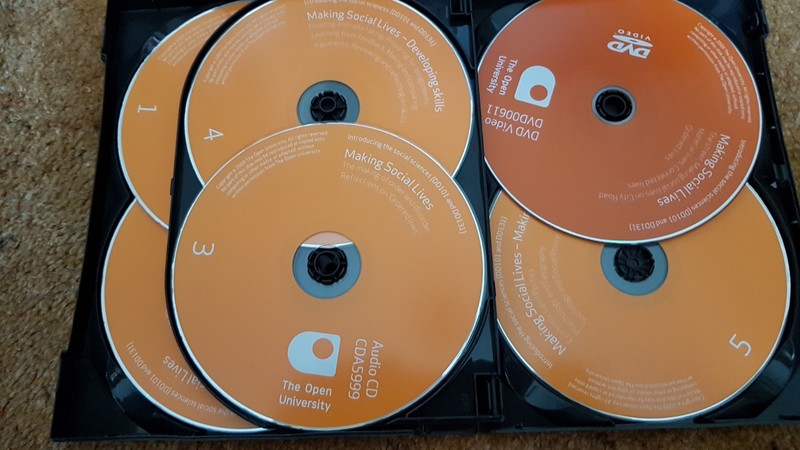Open University DVD with Audio CD & Book Making Social Lives