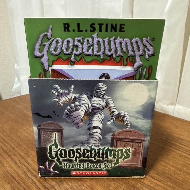 Goosebumps Haunted Boxed Set (12 Books) by R.L. Stine VTG 1990’s 1st Editions