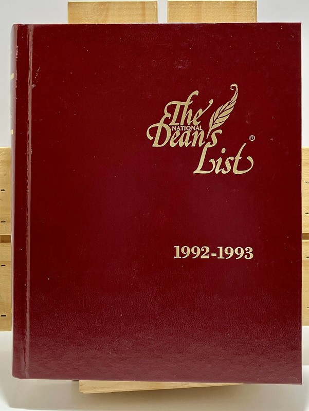 High School National Dean’s List 1992 – 1993 16th Ed Vol 2 Academic Best LIKE NW