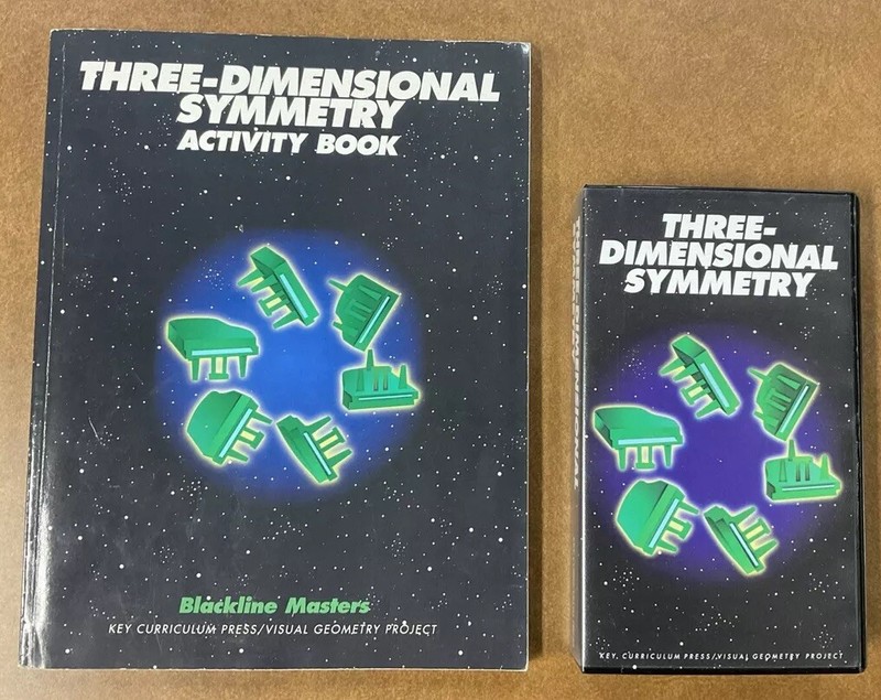 Three Dimensional Symmetry Activity Book SC Ann Fetter plus VHS Tape 1995
