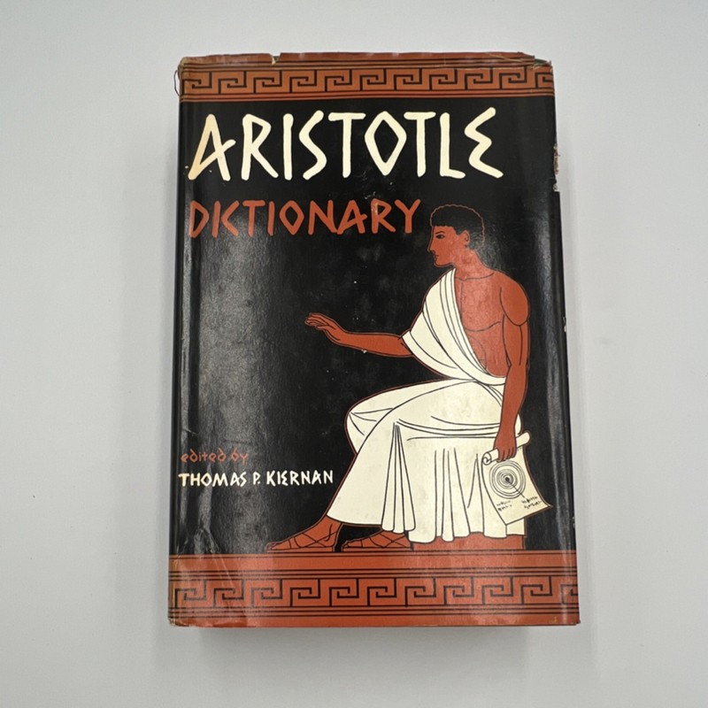 Aristotle Dictionary Thomas P. Kiernan 1962 Philosophical Library Hardcover