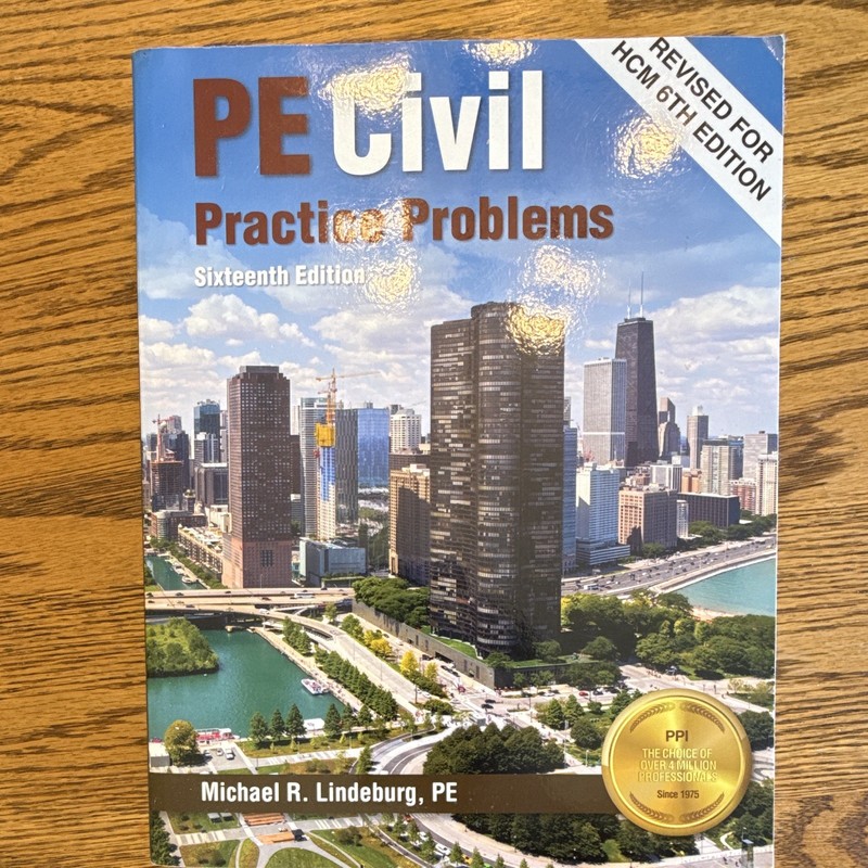 PPI PE Civil Practice Problems 16th Edition, Paperback