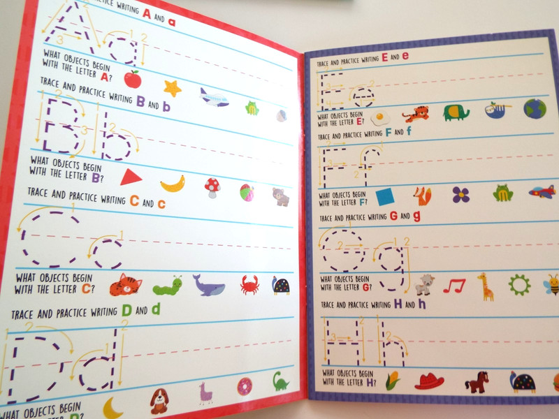 2 Playskool Write On - Wipe Off books: ABC's & 123's Learn on the Go ~Educate! gallery
