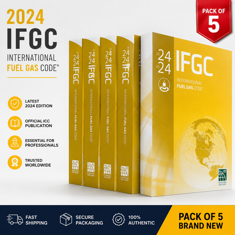 2024 IFGC International Fuel Gas Code Book Set (Pack of 5) ICC Latest Edition