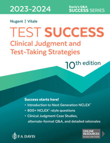 Test Success: Clinical Judgment and Test-Taking Strategies – Paperback – GOOD