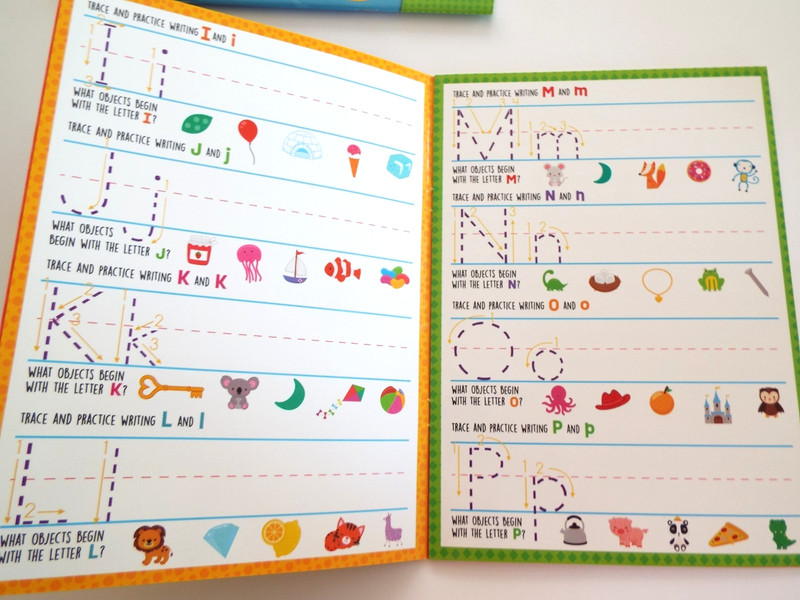 2 Playskool Write On - Wipe Off books: ABC's & 123's Learn on the Go ~Educate! gallery
