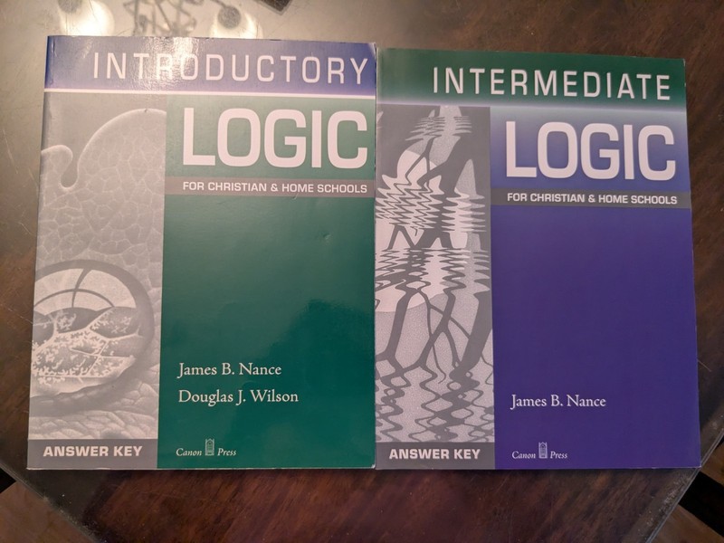 Lot 2 Answer Keys Introductory and Intermediate Logic Nance And Wilson Logos