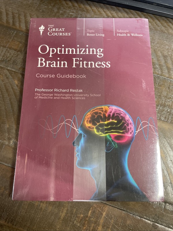 NEW SEALED The Great Courses Optimizing Brain Fitness 2 DVD and Course Guidebook