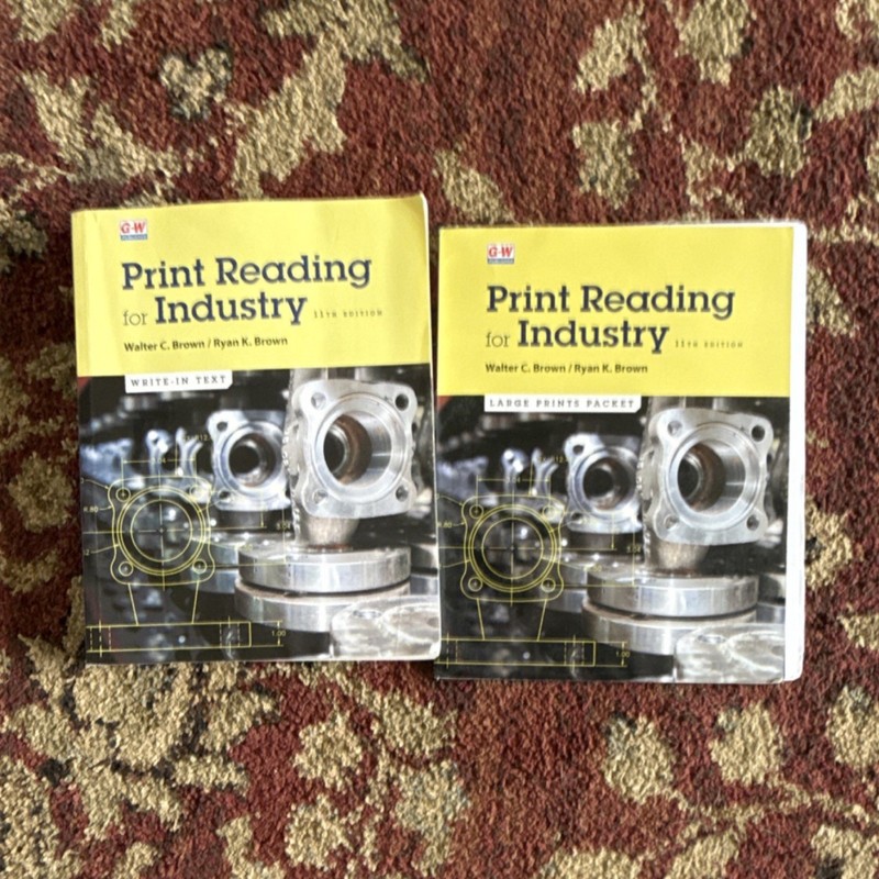 Print Reading for Industry 11th Ed Write-in Text + Large Prints Packet (2021)
