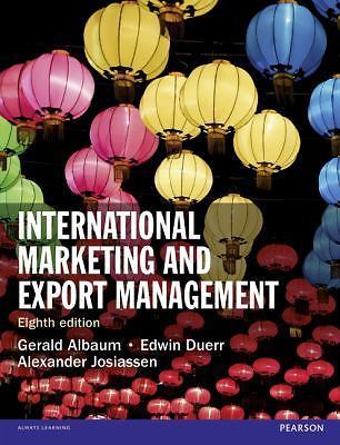 International Marketing and Export Management by Albaum, Gerald