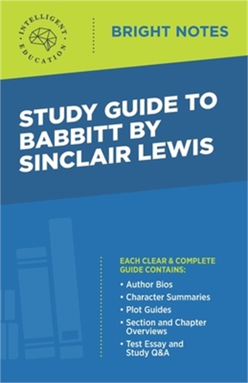 Study Guide to Babbitt by Sinclair Lewis (Paperback or Softback)